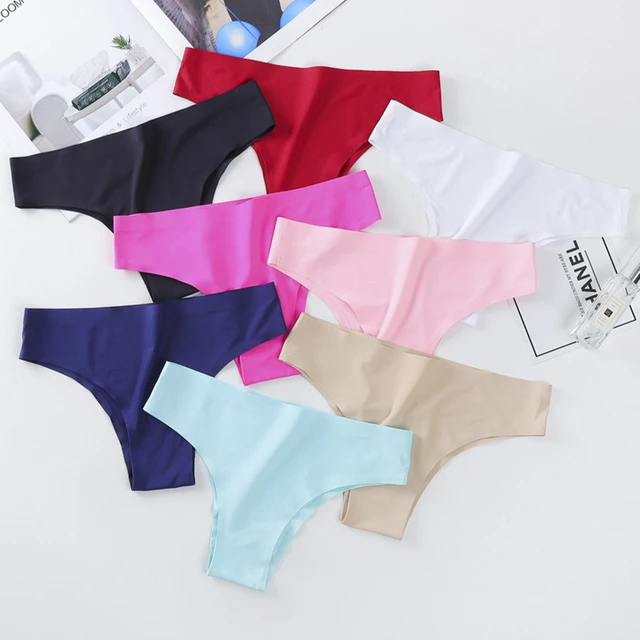 Sexy seamless comfortable low-rise women underwear everyday invisible solid  panty S-XL sexy lingerie briefs for ladies 3PCS - AliExpress