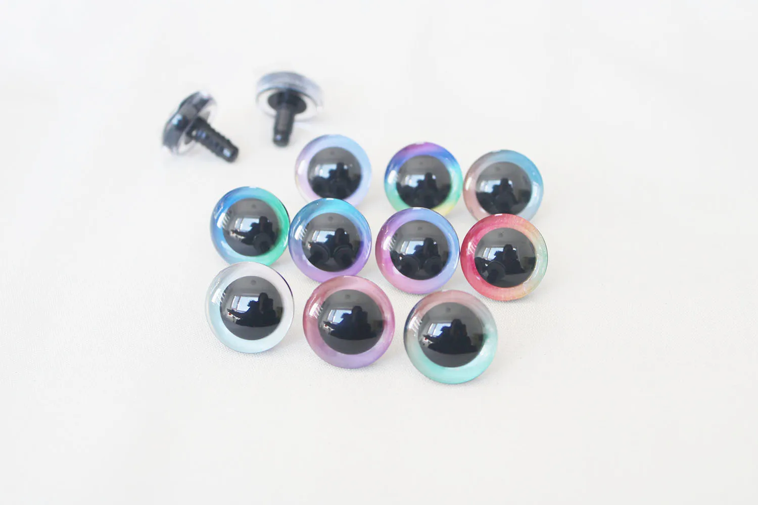 wholesale(100pcs/lot) 5-20mm Brown color Plastic safety eyes for toys  Multicolor plush animal eye - Price history & Review, AliExpress Seller -  corn flower Official Store