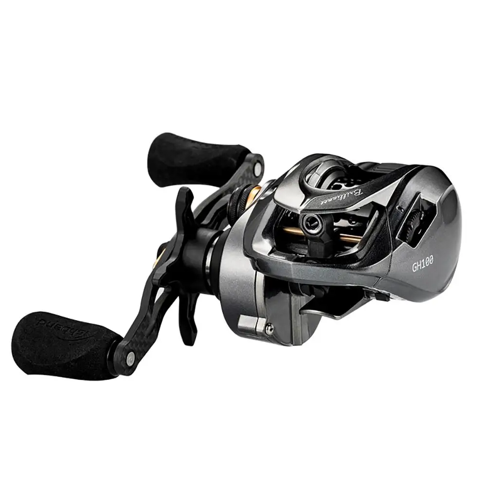 Billige Shiman0 Rechts Links Hand Baitcastingrolle Carbon Kipphebel Angeln Reel GH100 Flach Spool Angeln Reel