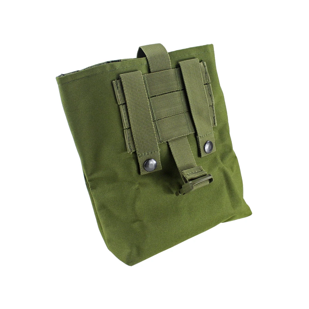 

Tactical MOLLE Dump Pouch Outdoor Collapsible WaistPack Drawstring Magazine Ammo Pouch Nylon