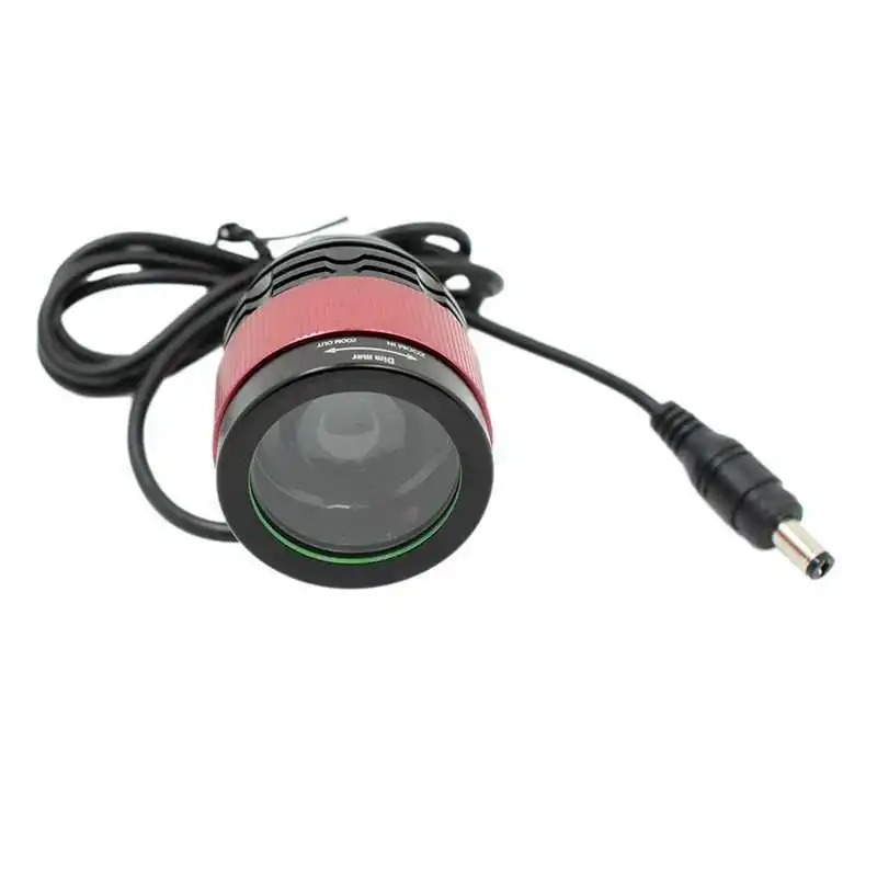 only lamp WasaFire 2000LM XM-L T6 LED Bike Front Light Zoomable Bicycle Headlight Rechargeable 18650 Battery Head Lamp Cycling Flashlight - Цвет: only lamp
