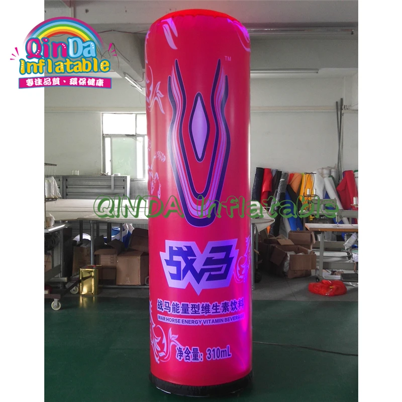 

Newly Outdoor Advertising Inflatable Lighting Pillar , Custom Logo Printing Inflatable LED Lighting Columns For Advertising