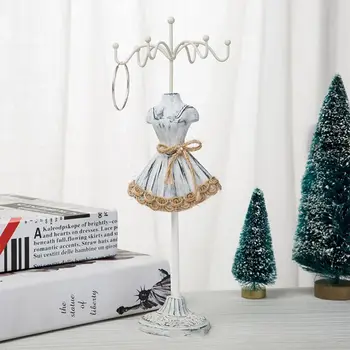 

Princess Dress Mannequin Body Figurine Necklace Earings Rack Detachable Jewelry X7JB