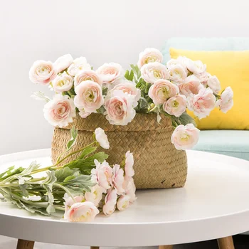 

Artificial Ranunculus Asiaticus Flower Wedding Decoration Household Simulation Plants