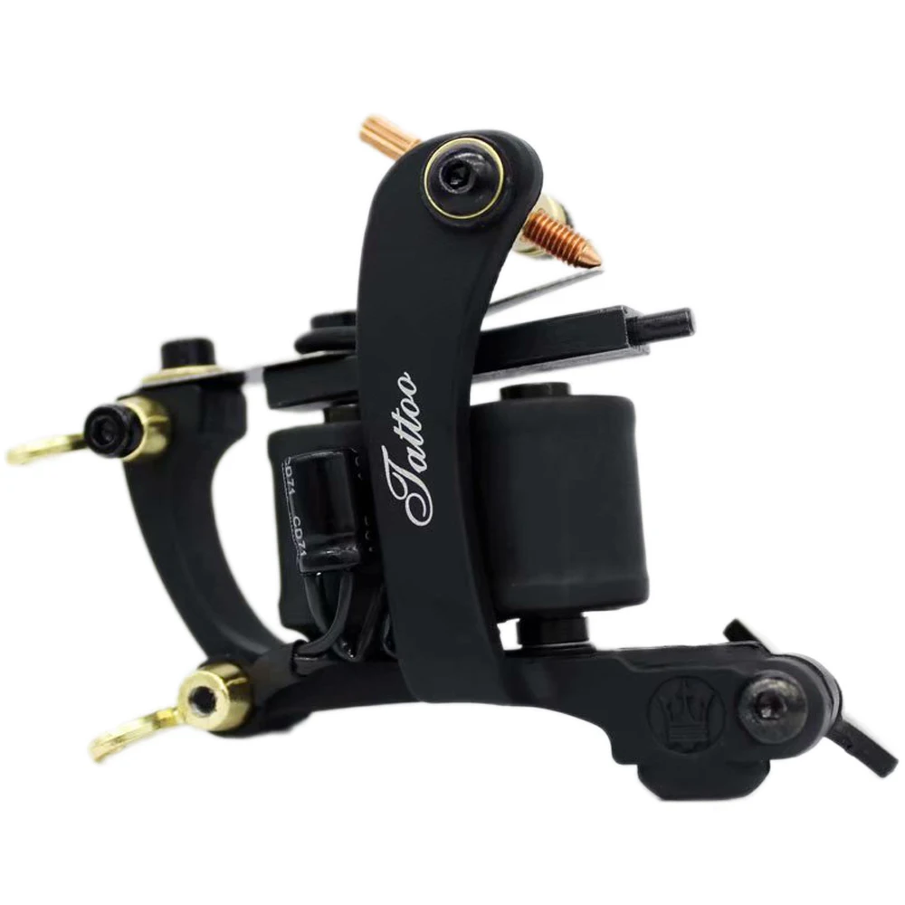Castiron Dualcoiled Coils Tattoo Machine 10 Warp Coils Handmade