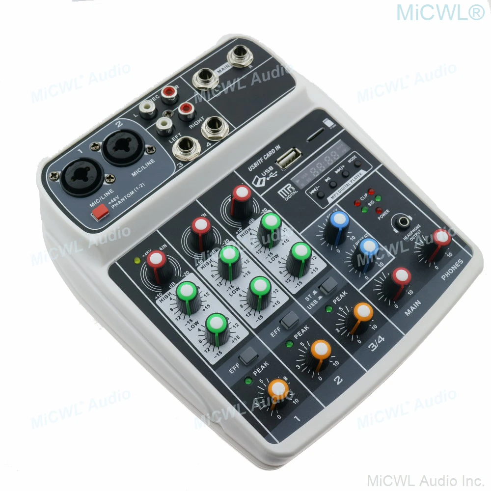 Console de Mixagem de Som Geração para pc Gravação com Microfone de Lapela Novo Laptop Adaptador Phantom Usb Xlr 48v - Image 2