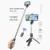 Беспроводной Bluetooth Selfie Stick Штатив Складной Штатив Моноподы Универсальный для смартфонов для Gopro Sports Action Camera