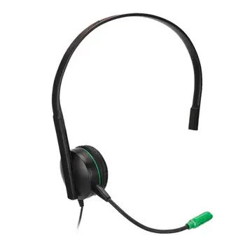

Unilateral Headset Head-Mounted Gaming Headphone for XBOX one Black Green auriculares