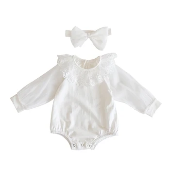 

Summer Infant Baby Children's One-piece Clothes Female Baby Mesh Long-sleeved Cotton Sleeveless Triangle Hammock Romper