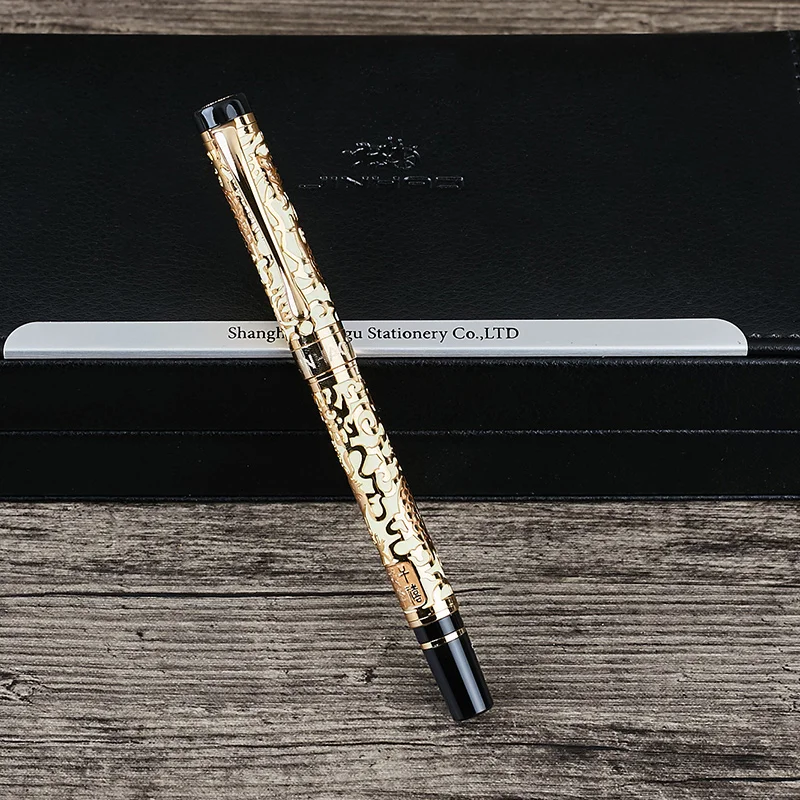 Jinhao dragon luxury 5000 fountain pen high quality electroplating 0.5mm nib New Calligraphy Pen Student Gift for Business Offic (5)