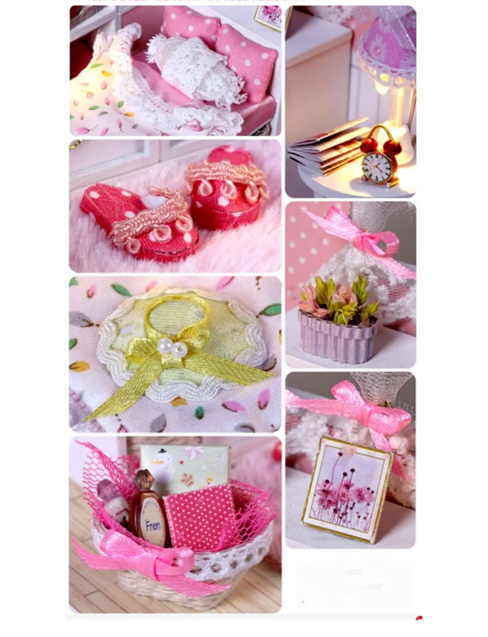 Миниатюрный diy Кукольный дом игрушка кукла свободный пылезащитный чехол кукольный домик деревянные миниатюры diy светильник комплект дома poupee en bois Рождественский подарок