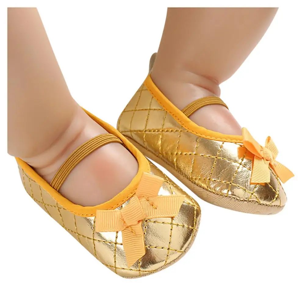 baby Party Baby Girl Shoes Infant Toddler Boys First Walkers Shoes Soft Sole Baby Shoes zapatillas bebe deportiva#35 - Цвет: Золотой