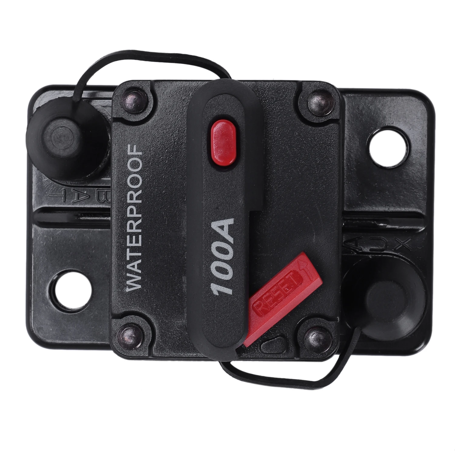 12V/24V Автомобильный морской аудио держатель предохранителя 100A ручной сброс