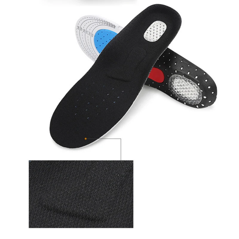 Unisex Sports Shoe Pad Running Gel Insoles Insert Cushion Soft Insole Shoes Accessories Foot Care Tools