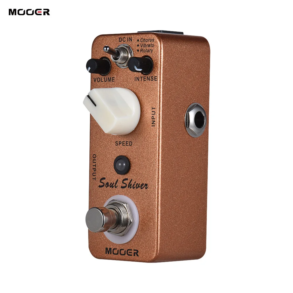 

MOOER Soul Shiver Multi modulation effects pedal 3 effect modes chorus/ vibrato/ rotary With true bypass