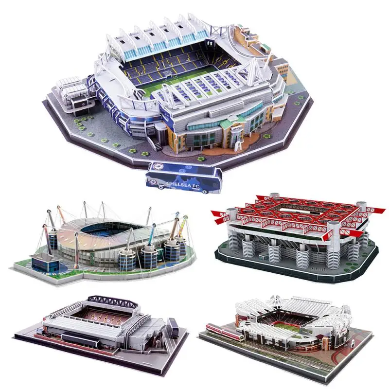 PARC DEC PRINCES DIY Football Stadium 3D Puzzle Model Toy Gifts Kids Toys  Educational Big Size SZ - AliExpress