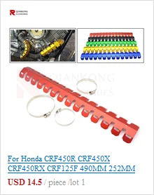 Для Honda CRF 150 230 250 450 R X F L M RX мотоцикл универсально Плетеный тормоз сцепления масло высокого давления линии трубы кабели CRF250R