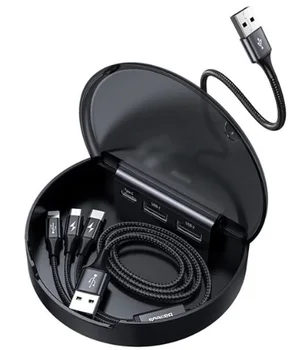 

Зарядное устройство Baseus Car Sharing Station Red