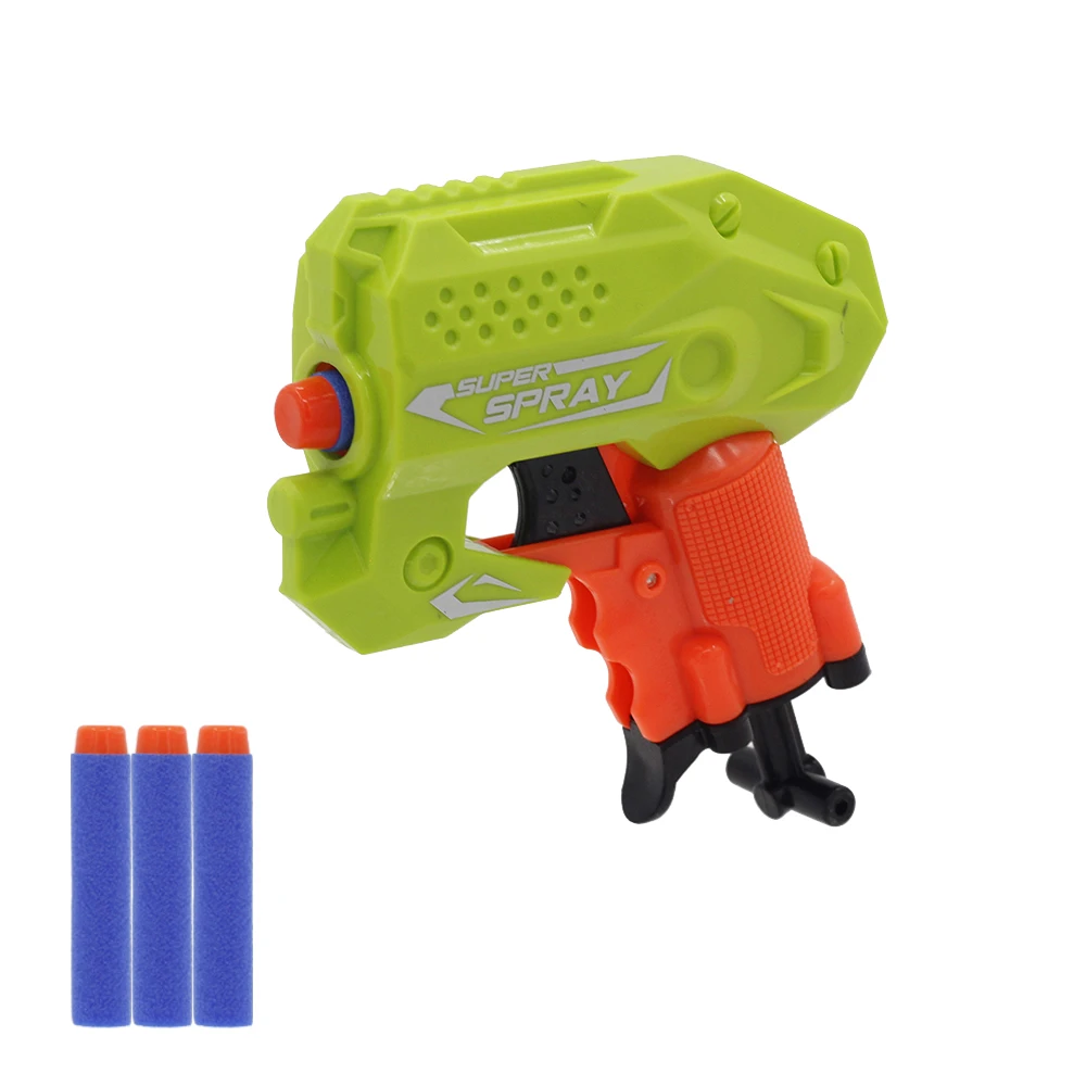 New Mini Soft Bullet Gun Children' s Outdoor Game Toys Suit for Nerf bullets Toy Pistol Gun for Kids Best Gift