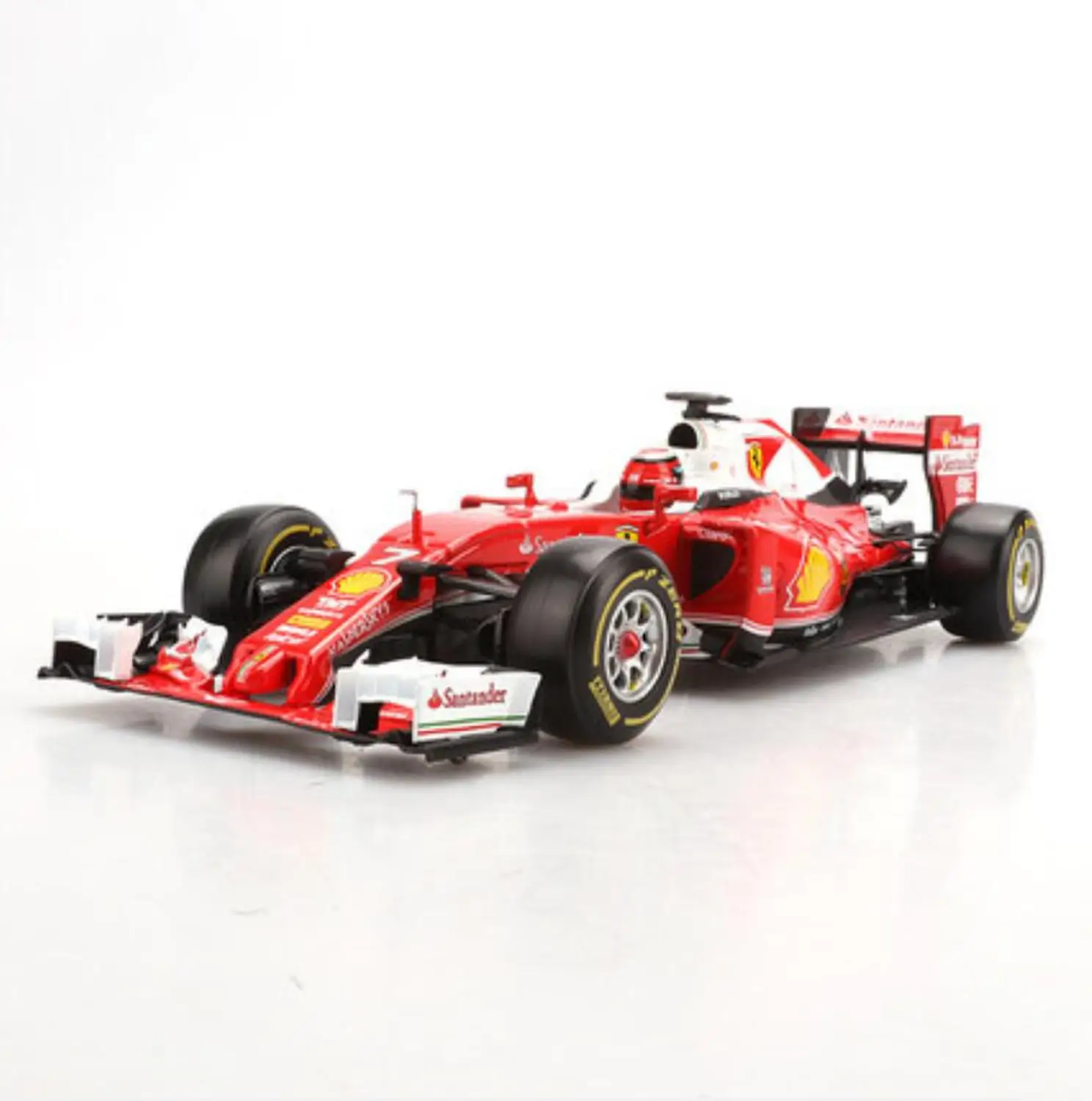 Bburago 1:18 1/18 Ferrari SF71 H Vettel No5 Формула 1 F1 гоночный автомобиль Транспортное средство литье под давлением дисплей Модель Игрушки для мальчиков детей - Цвет: 2016 SF16-T No7