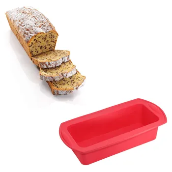 

High Quality DIY Rectangular Shape Cake stand Mold 3D Silicone Baking Tools Bakeware Maker 26X13X6.5cm K20 kitchen confeitaria