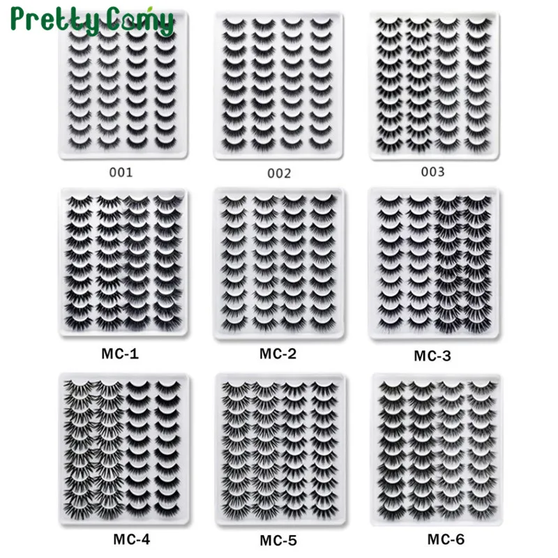 Recommend 20 Pairs Dramatic 3D Fake Eyelashes Lashes Volume Eyelashes Extension False Eyelashes Recommend 20 Pairs Dramatic 3D Fake Eyelashes Lashes Volume Eyelashes Extension False Eyelashes