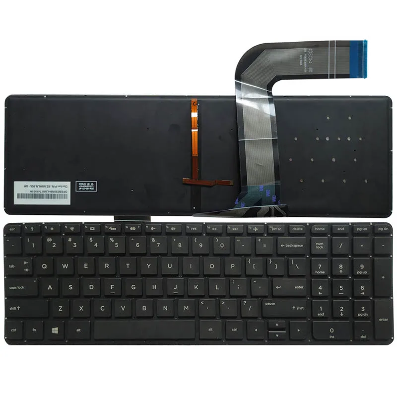 Клавиатура с подсветкой для ноутбука HP Pavilion Beats 15-p071nr 15-p099nr 15z-p000 15-p089na 15-p099na 15-p000ns |