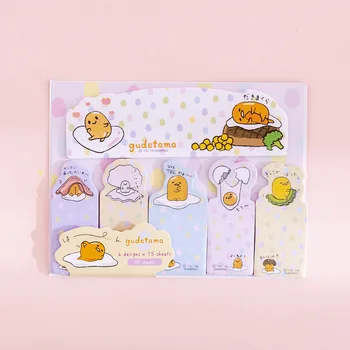

Kawaii Lazy Egg Gudetama Melody Twinstar Fingers Memo Pad Sticky Notes Memo Notepad School Office Supply Gift Stationery