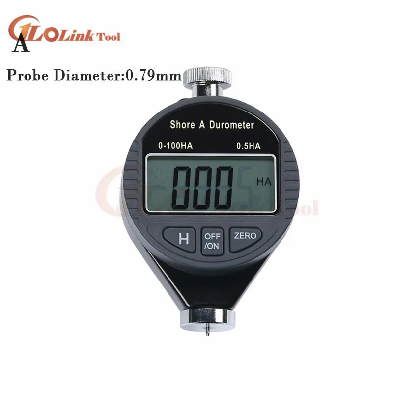 Rubber hardness tester Digital gauge Shore hardness Durometer Digital Hardness Tester Hardness Meter Shore A for Plastic, leather, rubber, multi-resin
