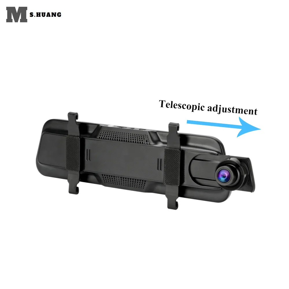 Видеорегистратор Full HD 10 дюймов зеркало заднего вида 1080P двойной
