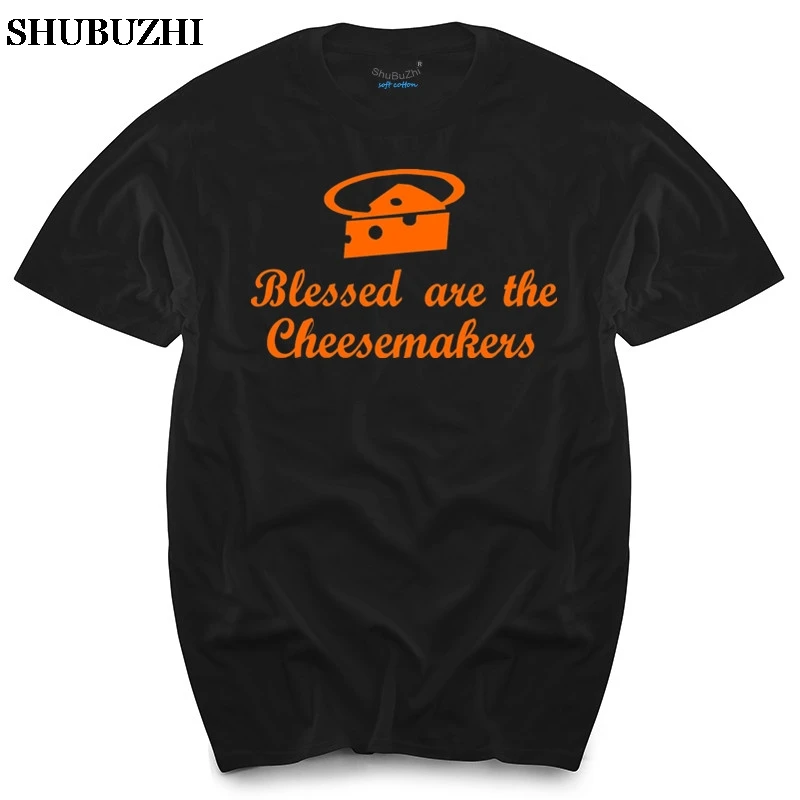 

Blessed Are The Cheese Makers Monty Python Inspired Mens T Shirt men's top tees cotton t-shirt male tops