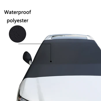 

Car Snow Block Snow Block Car Front Windshield Cover Snow File Anti-Frost Anti-Icing Half Car Clothing Car Cover Protective