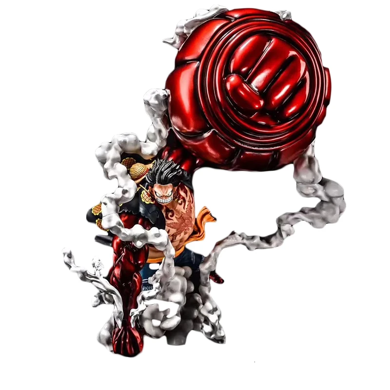 Figura De Accion De One Piece Gk Monkey D Luffy Gear 4 Juguete De Pvc De Gran Tamano 50cm Modelo De Coleccion Decoracion De Escritorio Figuras De Accion Aliexpress