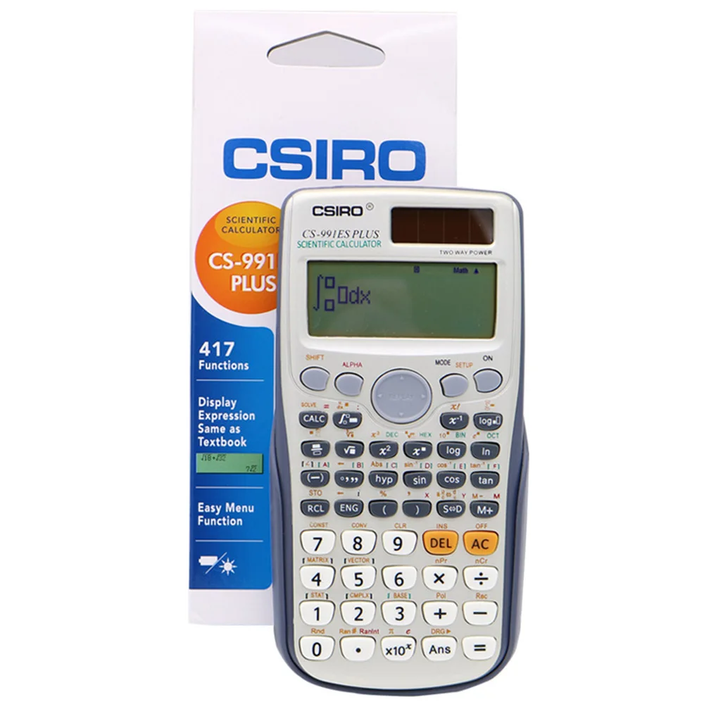 FX 991ES PLUS calculadora científica Original, nuevo, para la escuela y la  Oficina|Calculadoras| - AliExpress