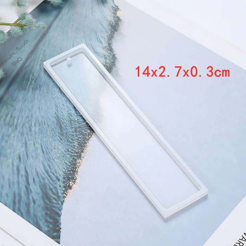 Silicone Bookmark Resin Mold for DIY Crafting and Jewelry Making