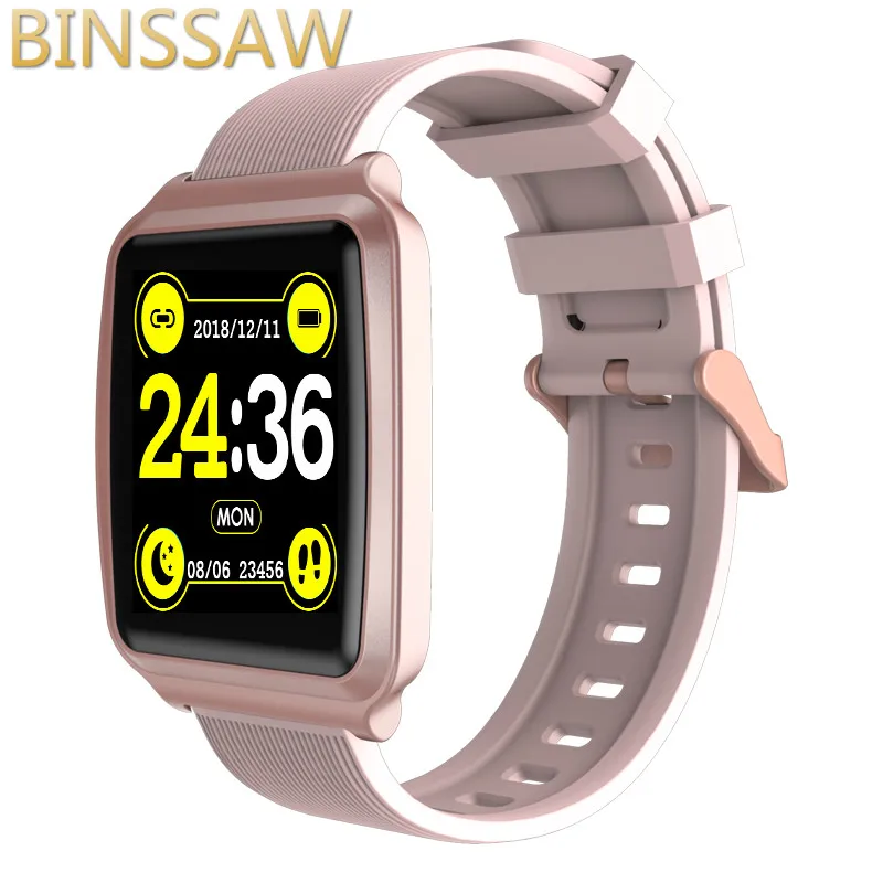 Smart Watch BINSSAW Bluetooth Sport IP67 Waterproof Blood pressure Oxygen Heart Rate Fitness Tracker SmartWatch For Android IOS