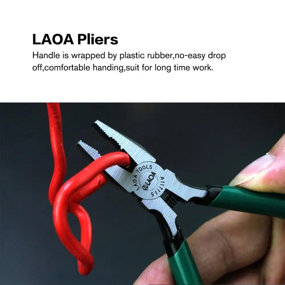LAOA 5 дюймовый провод резак длинный нос Сторона Snips кусачки мини диагональные