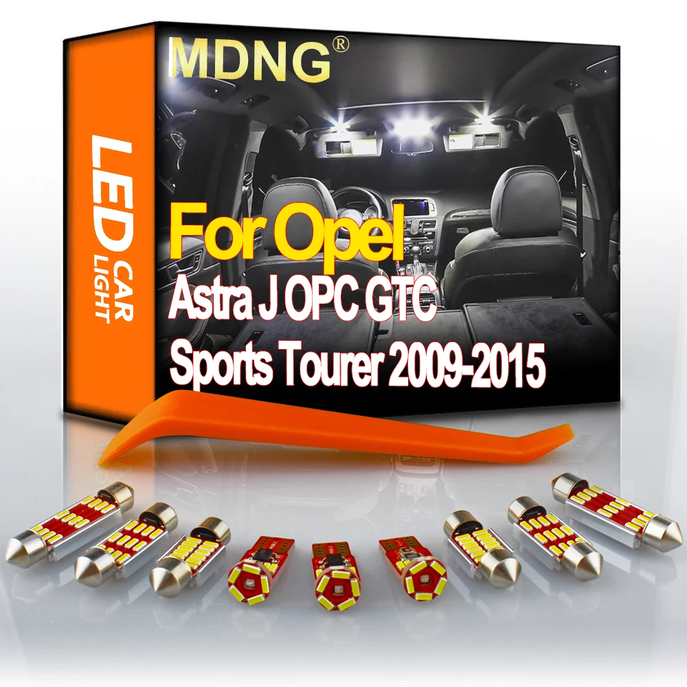 MDNG 15 шт. Canbus фонарь для багажника карты Vauxhall Opel Astra J OPC GTC Sports Tourer 2009 2010 2011-2015 |