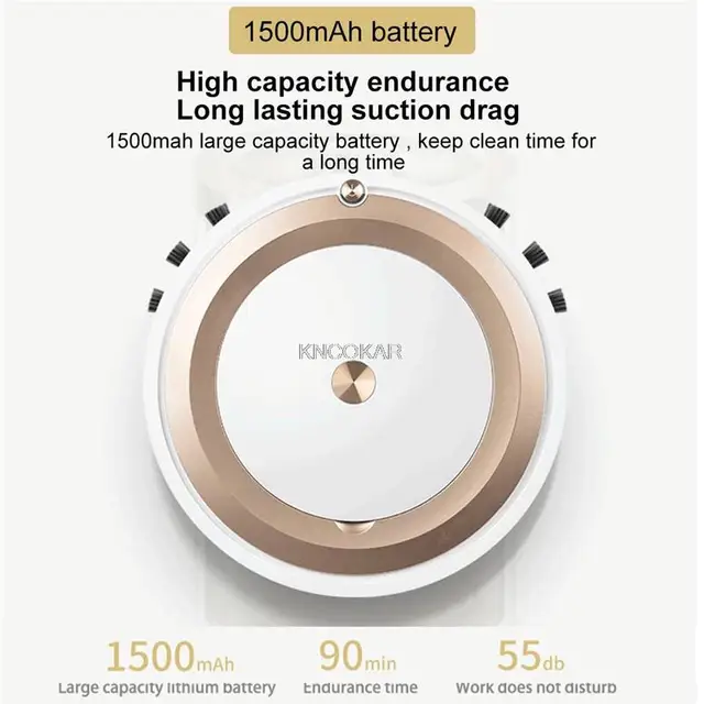 ES04 Robot Vacuum Cleaner Smart Vaccum Cleaner For Home Mobile Phone App Remote Control Automatic Dust Removal Cleaning Sweeper 3