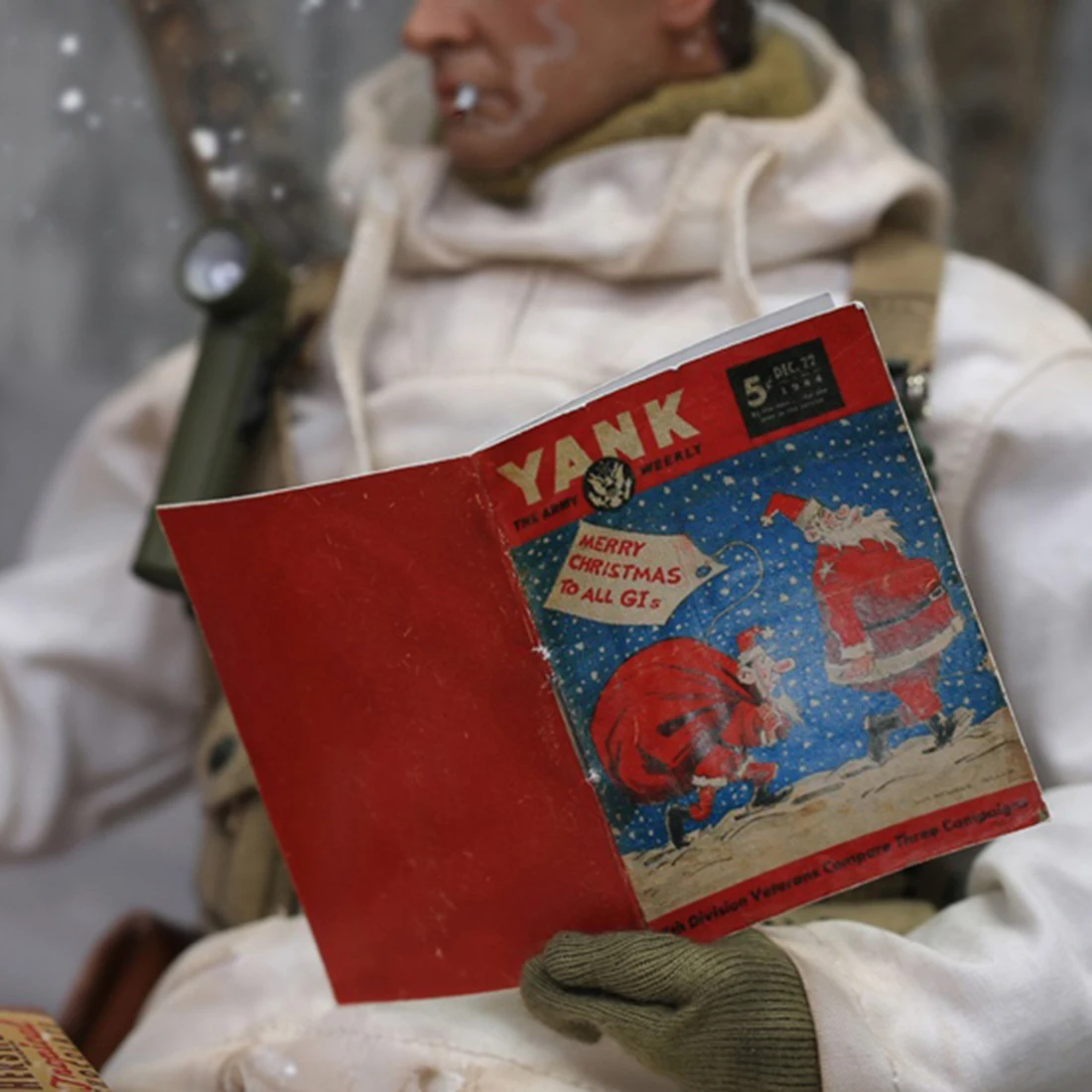 1/6 30 см солдатская модель костюм реалистичный головной убор DIY ручной работы солдат армии США 28th Ardennes дивизия 1944