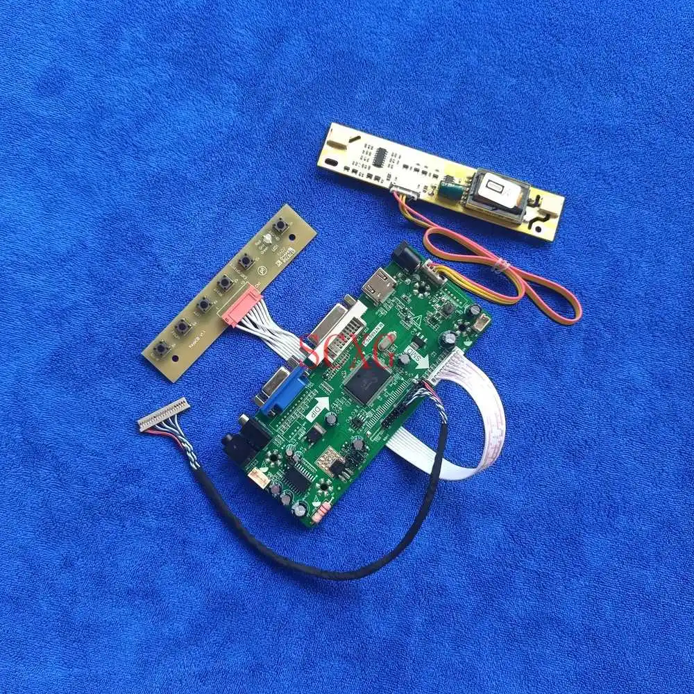 Per Muslimb/Muslimb/Muslimb 2Ccfl 1024*768 Kit Matrix M.Nt68676 Scheda Driver Lvds 20-Pin Vga Dvi Compatibile Con Hdmi