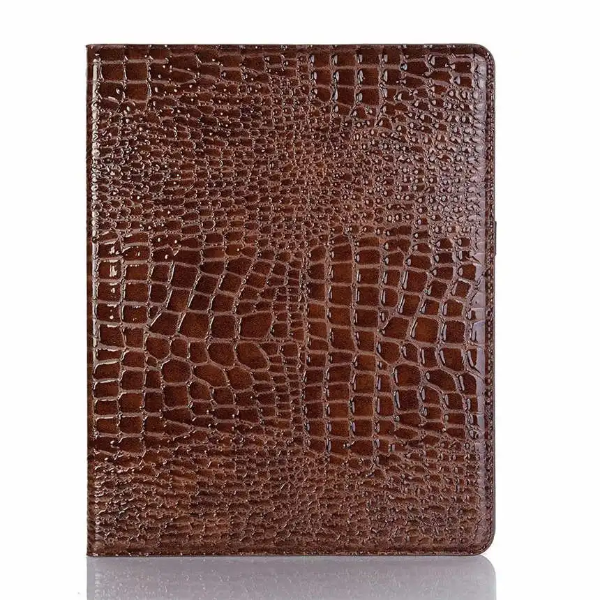 Folio Stand Coque для нового iPad Pro 11 чехол роскошный Слот для крокодиловой карты PU кожаный чехол для iPad Pro 11 Роскошный чехол - Цвет: Brown
