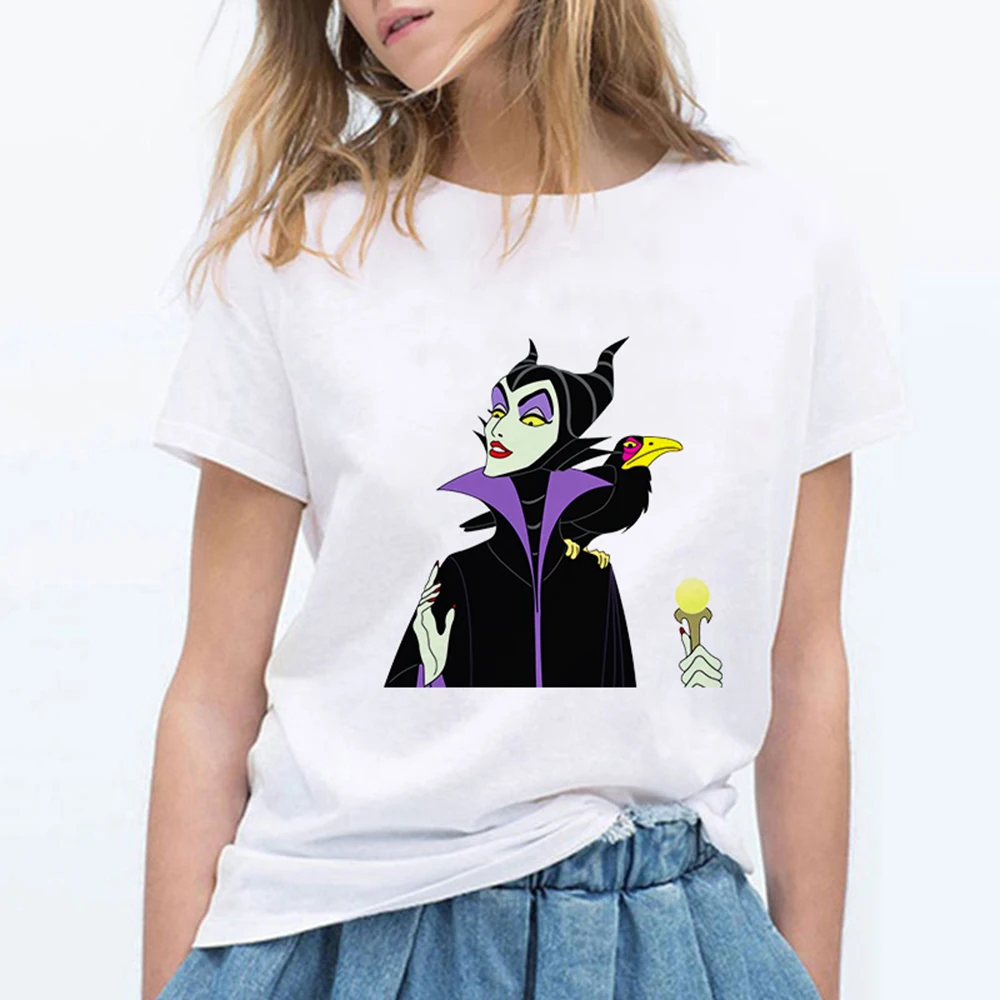 Maleficent Devil Fairy Maiden хип-хоп 90s новые женские футболки футболка Femme Harajuku летние графические хипстерские футболки