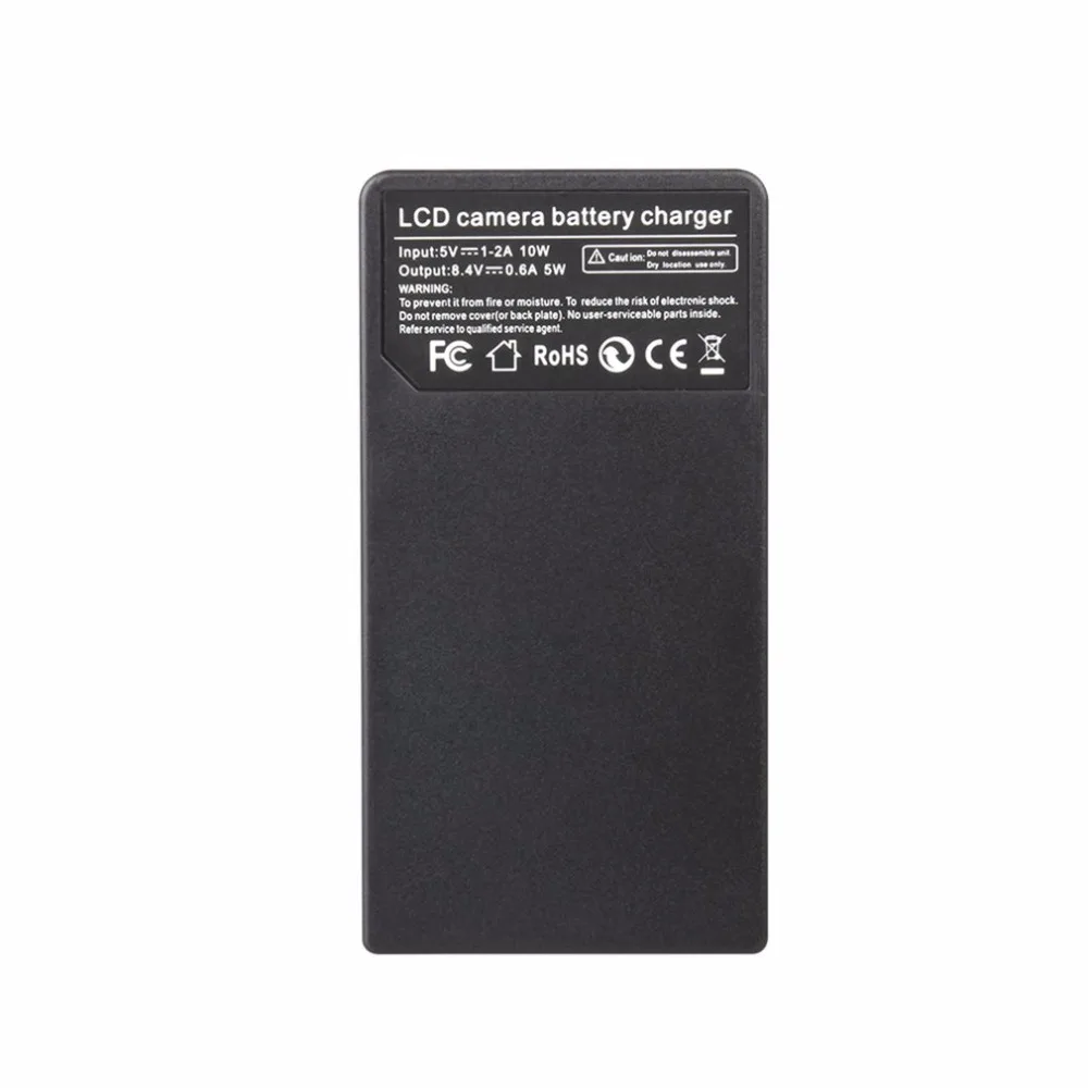 2 шт BLS-5 7,2 V 1800mAh литий-ионная аккумуляторная батарея для цифровой камеры+ USB зарядное устройство комплект с ЖК-экраном для OLYMPUS