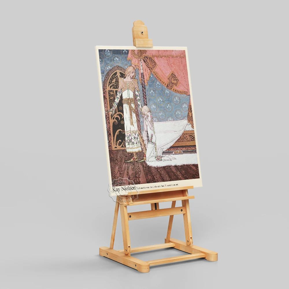 Easel studio canvas painting painting art' Sticker