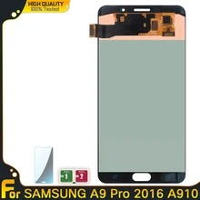 OLED A9 Lcd Screen For SAMSUNG GALAXY A9 Pro LCD 2016 A910 A9100 A910F/DS Display Touch Screen Digitizer Replacement Parts