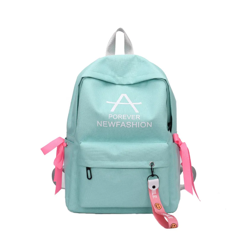 

School Bag Women's Backpack 2019 New Style Korean-style Canvas Casual Large-Volume Middle School Students Backpack Fashion Backp