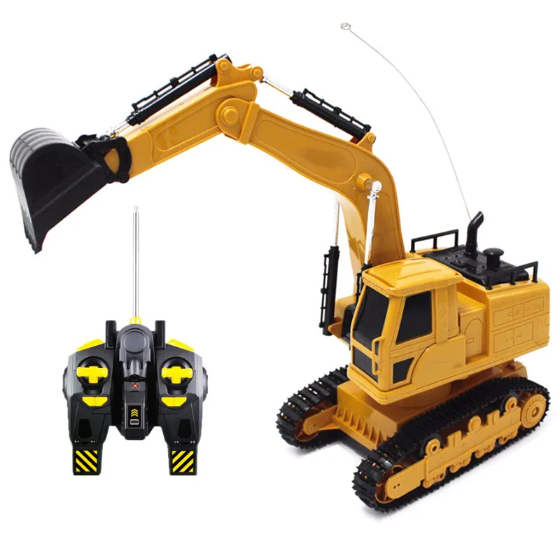 

FBIL-2.4Ghz Electric Rc Truck Crawler Excavator Engineering Vehicles Model Remote Control Car Boys Toy For Kids Gifts