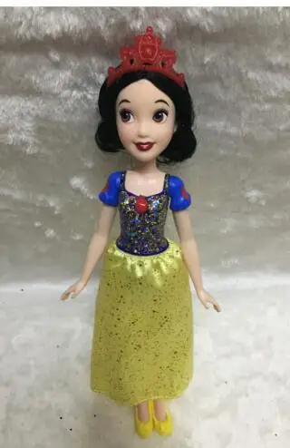 snow white Куклы-Рапунцель Принцесса Жасмин кукла Белоснежка Ариэль Белль Рапунцель Игрушки для девочек игрушки bjd куклы для детей - Цвет: snow white