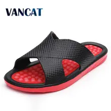 Летние мужские тапочки; модные удобные пляжные мужские уличные сандалии; дышащие Вьетнамки; повседневная мужская обувь; большие размеры 39-48